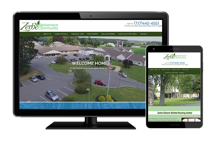 Zerbe Retirement website