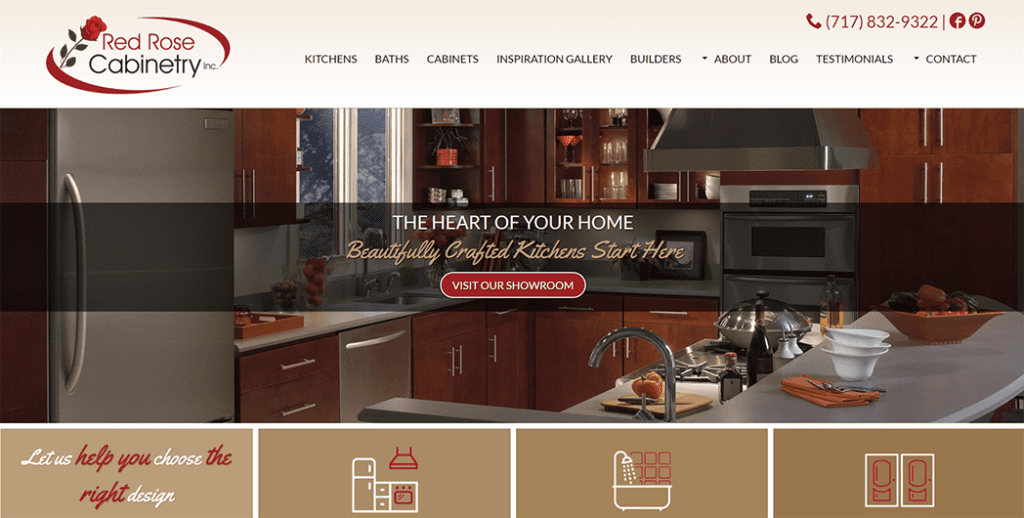 red rose cabinetry screenshot