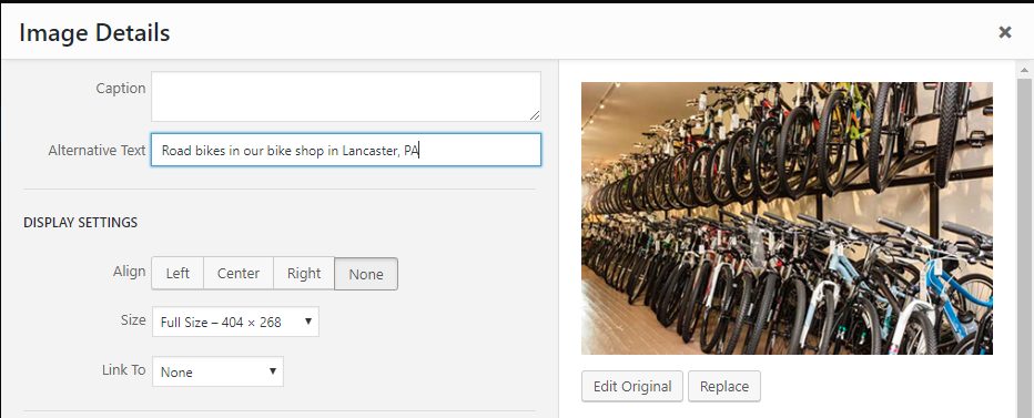 How to update alt tags in WordPress