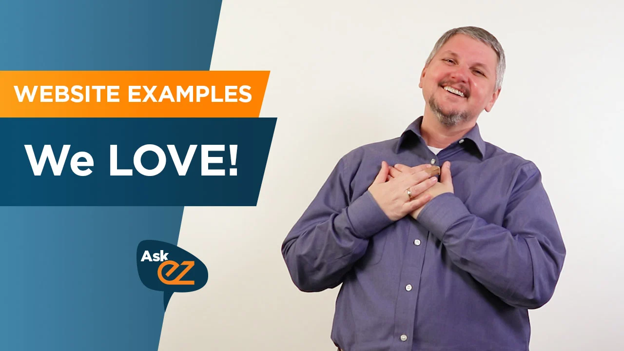 Website design examples we love! - Ask EZ