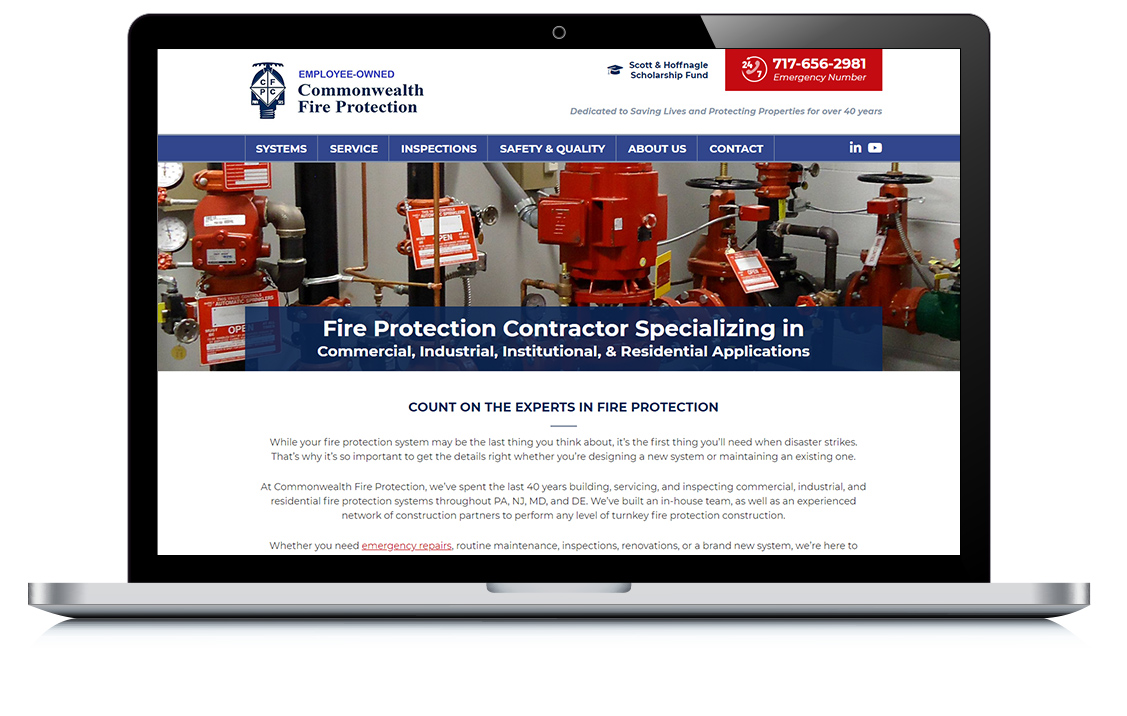 Example of Commonwealth Fire Protection Company