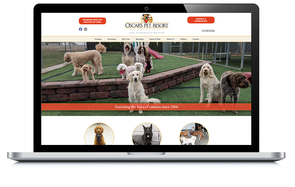 Example of Oscar’s Pet Resort