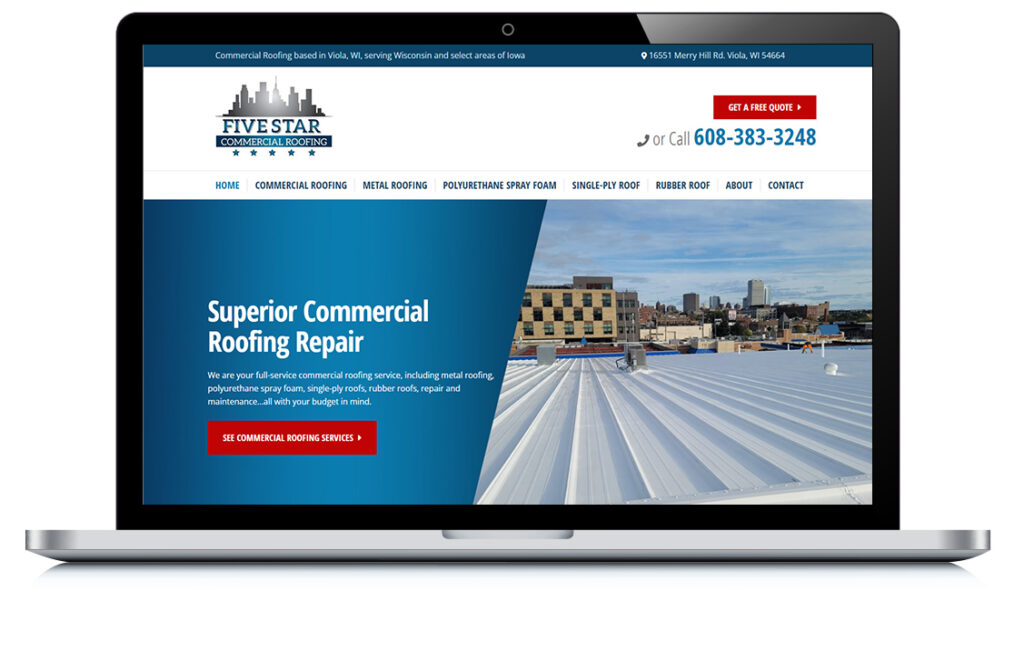 Example of 5 Star Commercial Roofing