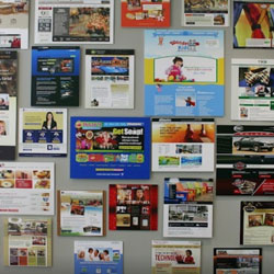 Wall of web design