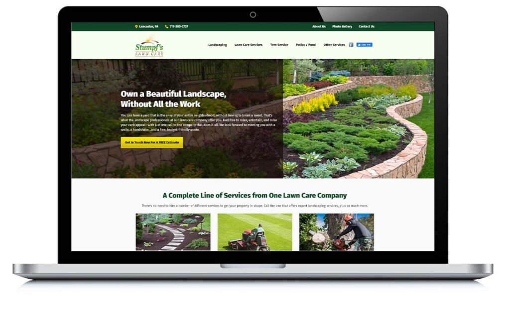 Example of Stumpf’s Lawn Care