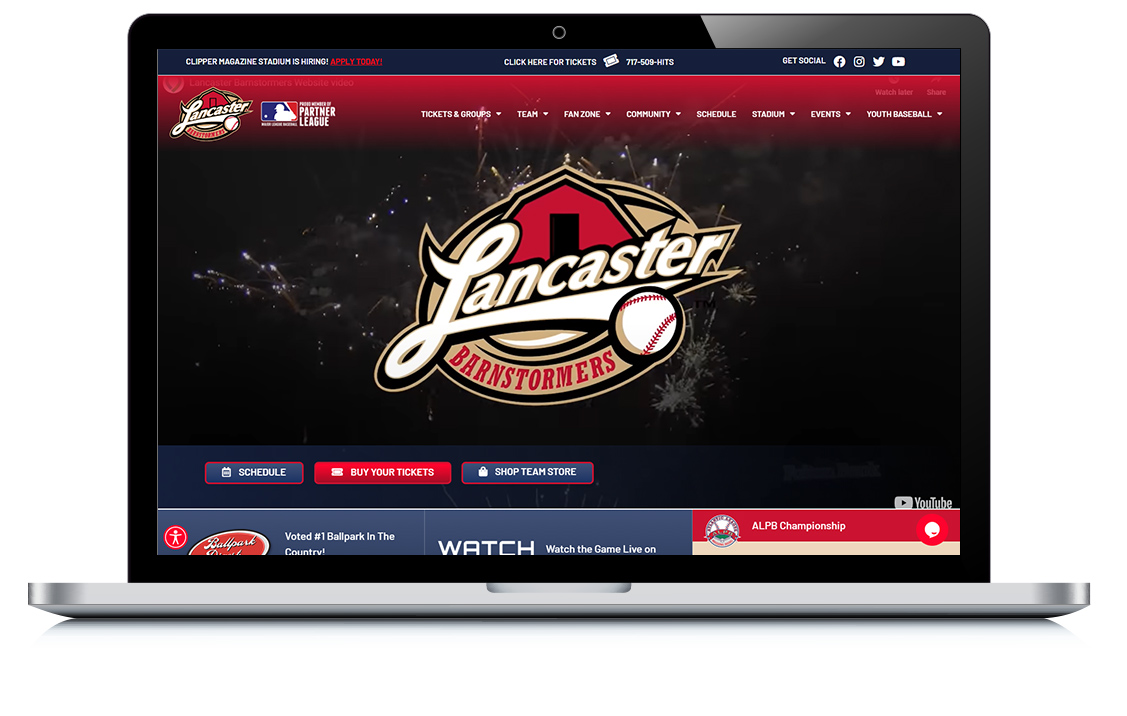 Example of Lancaster Barnstormers