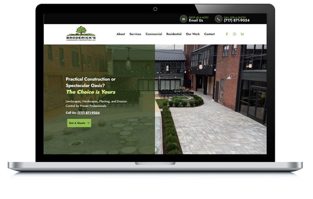 Example of Broderick’s Landscape Contracting