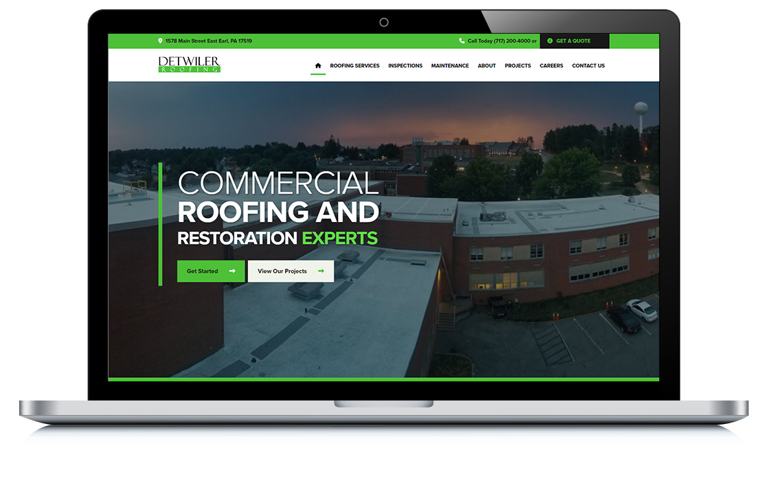 Example of Detwiler Roofing