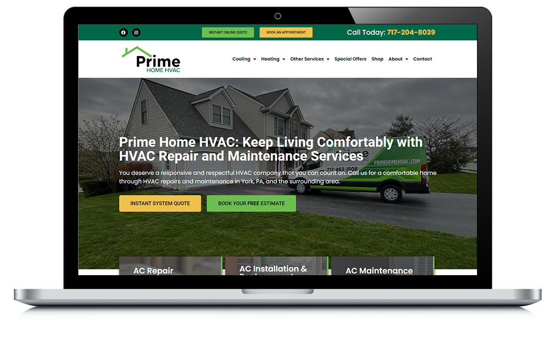 Example of Prime Home HVAC