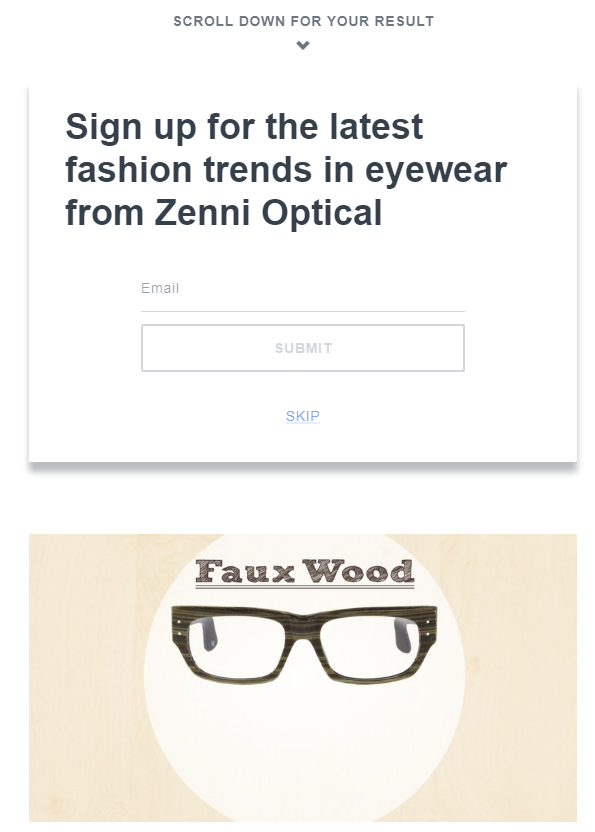 Zenni Optical Quiz