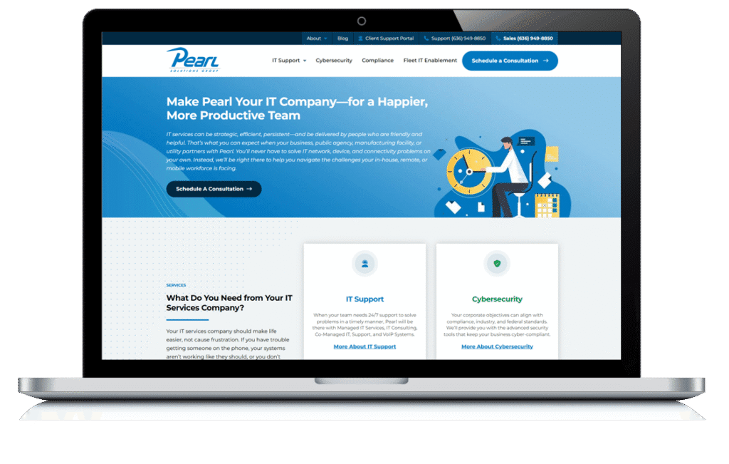 Example of Pearl Solutions Group