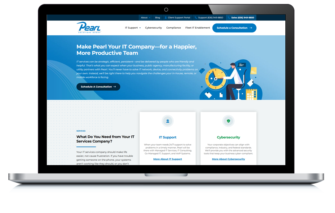 Example of Pearl Solutions Group