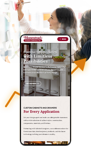 web design for mobile, increasing leads