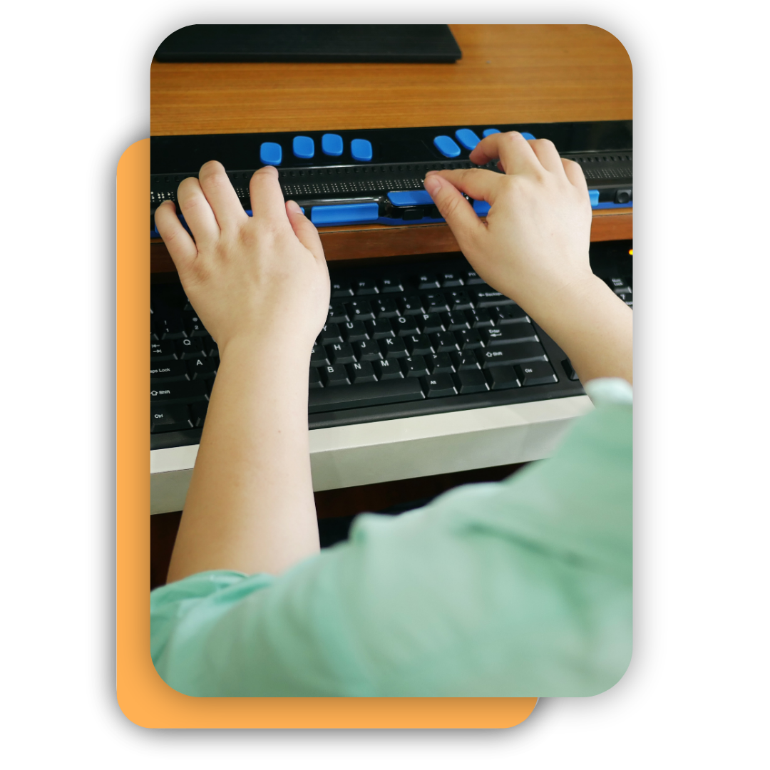 keyboardf for the visually impaired